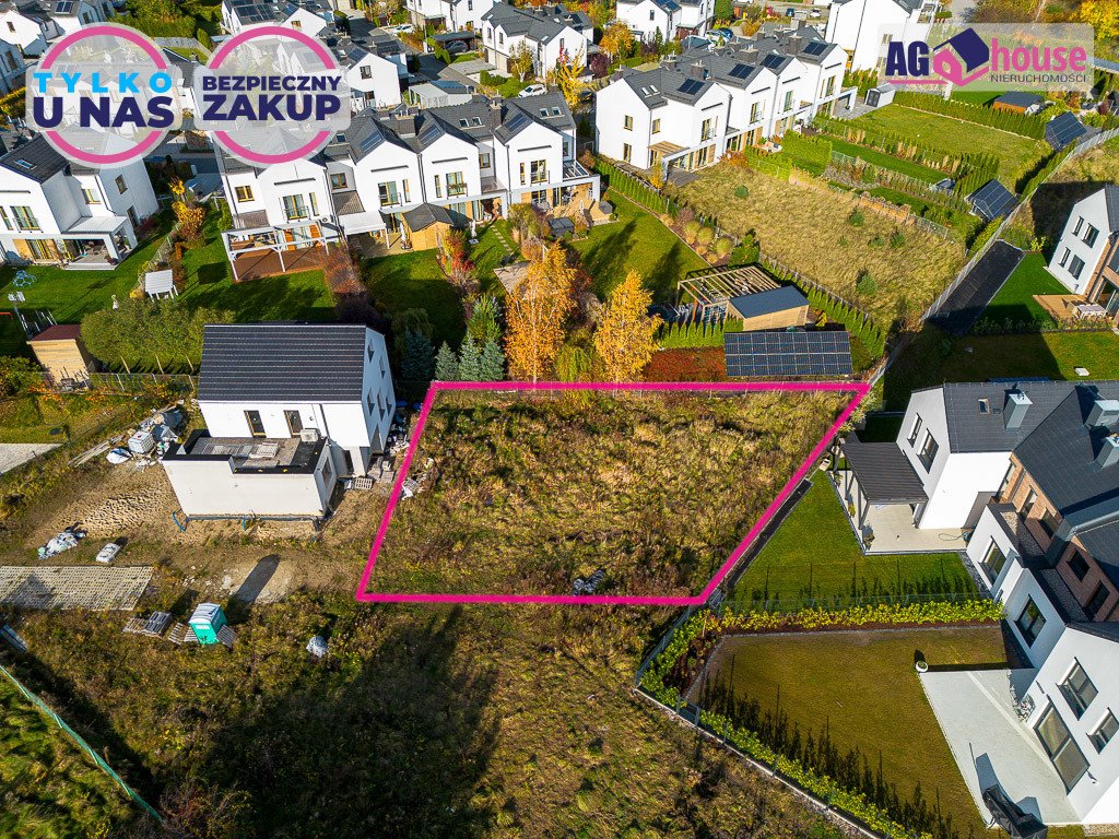 Działka budowlana w Jasieniu z projektem domu i mediami Gdańsk, Jasień, Jasieńska  358m2 Foto 1