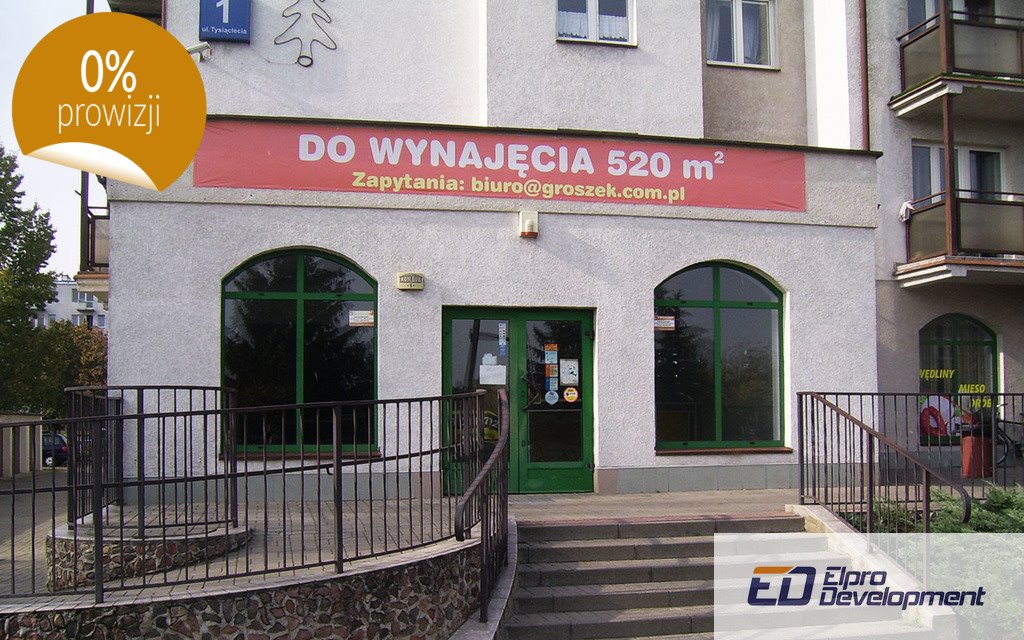 Lokal usługowy 520 m² przy głównej ulicy w Nowym Mieście Nowe Miasto Lubawskie, Tysiąclecia  520m2 Foto 1