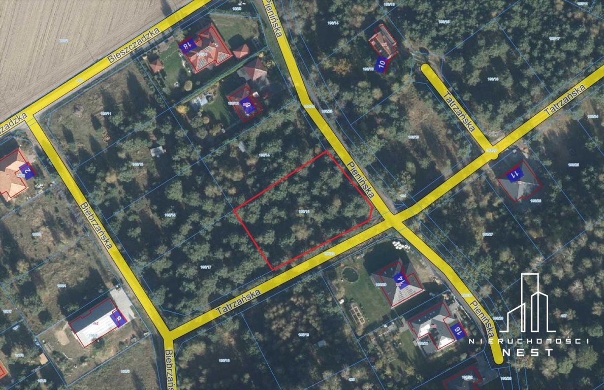 Działka budowlana na sprzedaż Radzewo, Pienińska  1 695m2 Foto 1