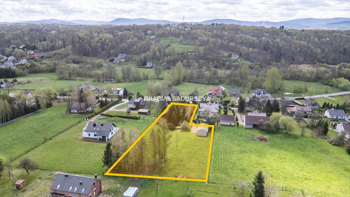 Polecam atrakcyjną działkę 4950 m² w Sieprawiu z domem i pełnym uzbrojeniem Siepraw, Lipowa  4 960m2 Foto 1