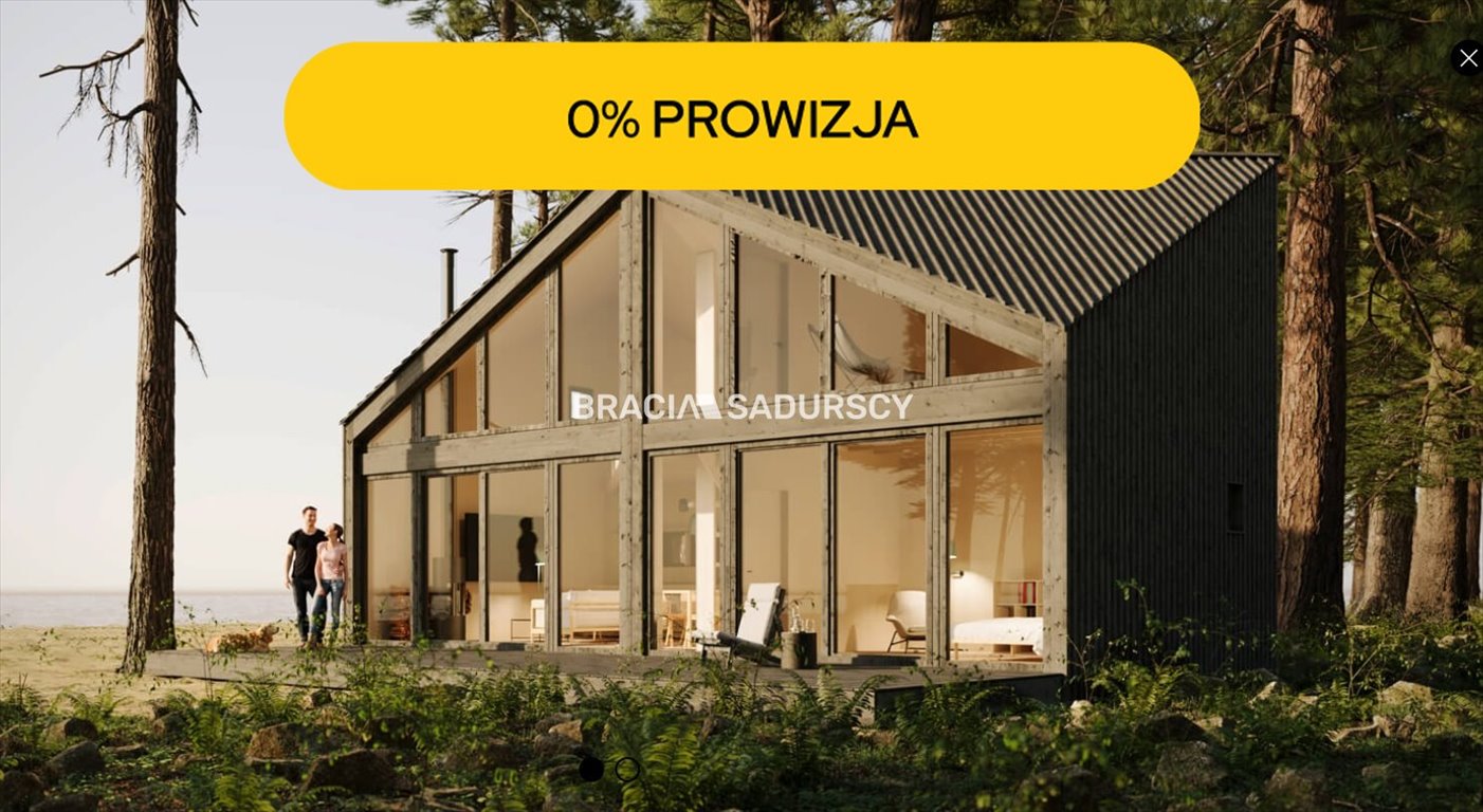 Nowoczesny dom na własnej działce z antresolą i szklaną fasadą Kraków, Zabierzów, Zabierzów, Śląska  78m2 Foto 1