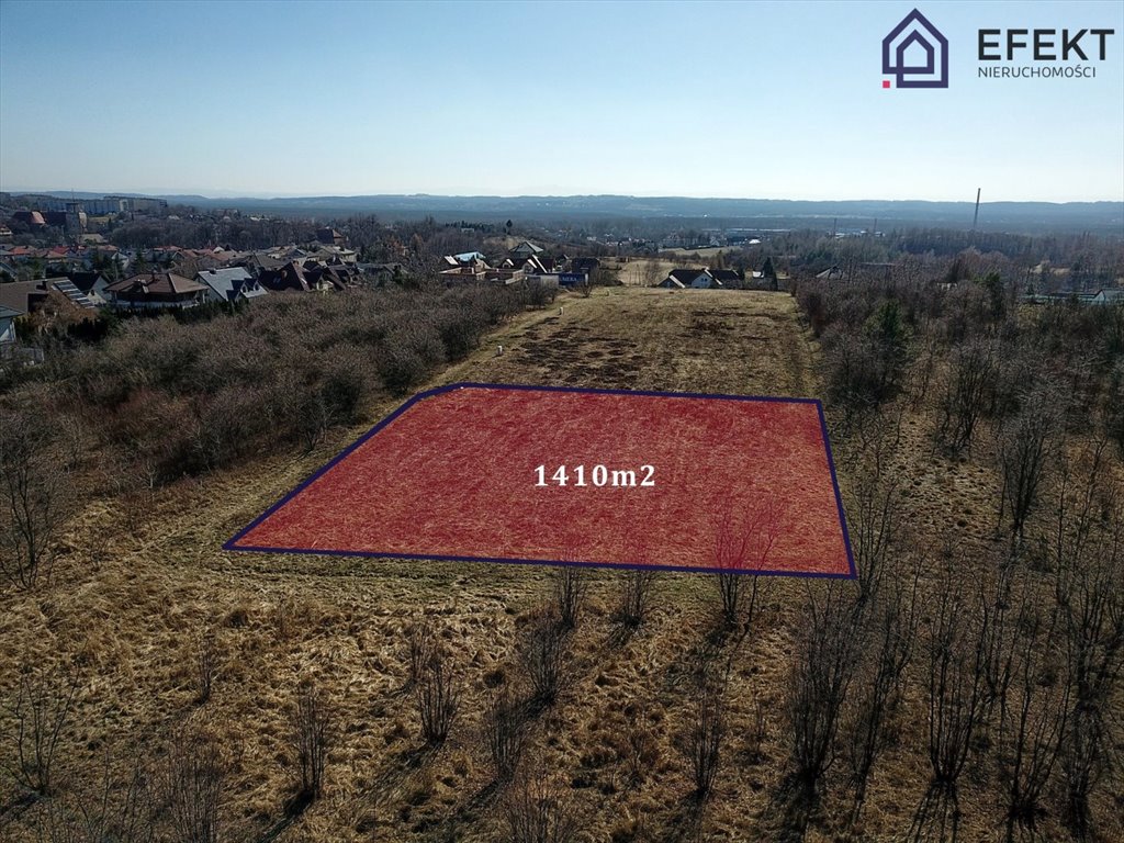 Działka budowlana 1410 m² z mediami, blisko domów Trzebinia, Centrum  1 410m2 Foto 1