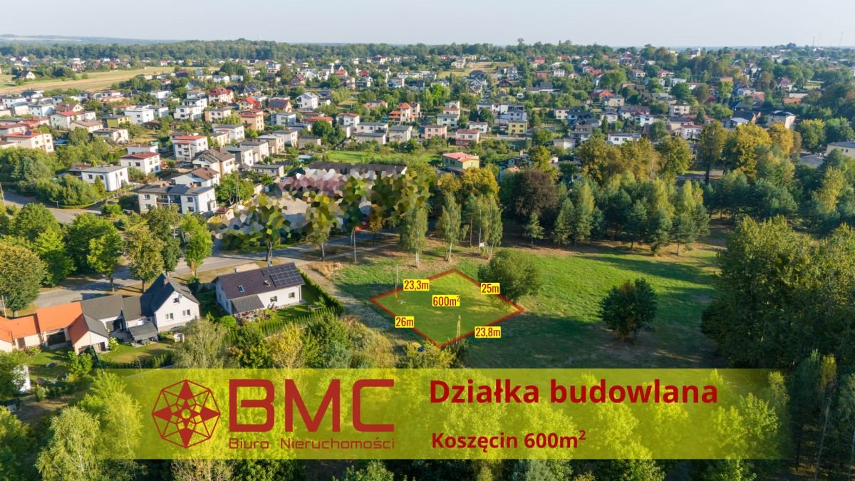 Działka budowlana na sprzedaż Koszęcin, Słowików  600m2 Foto 1