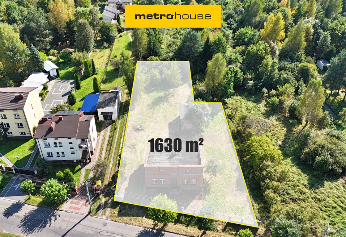 Działka 1630 m² z domem i mediami w Skarżysku Skarżysko-Kamienna, Słoneczna  1 630m2 Foto 1