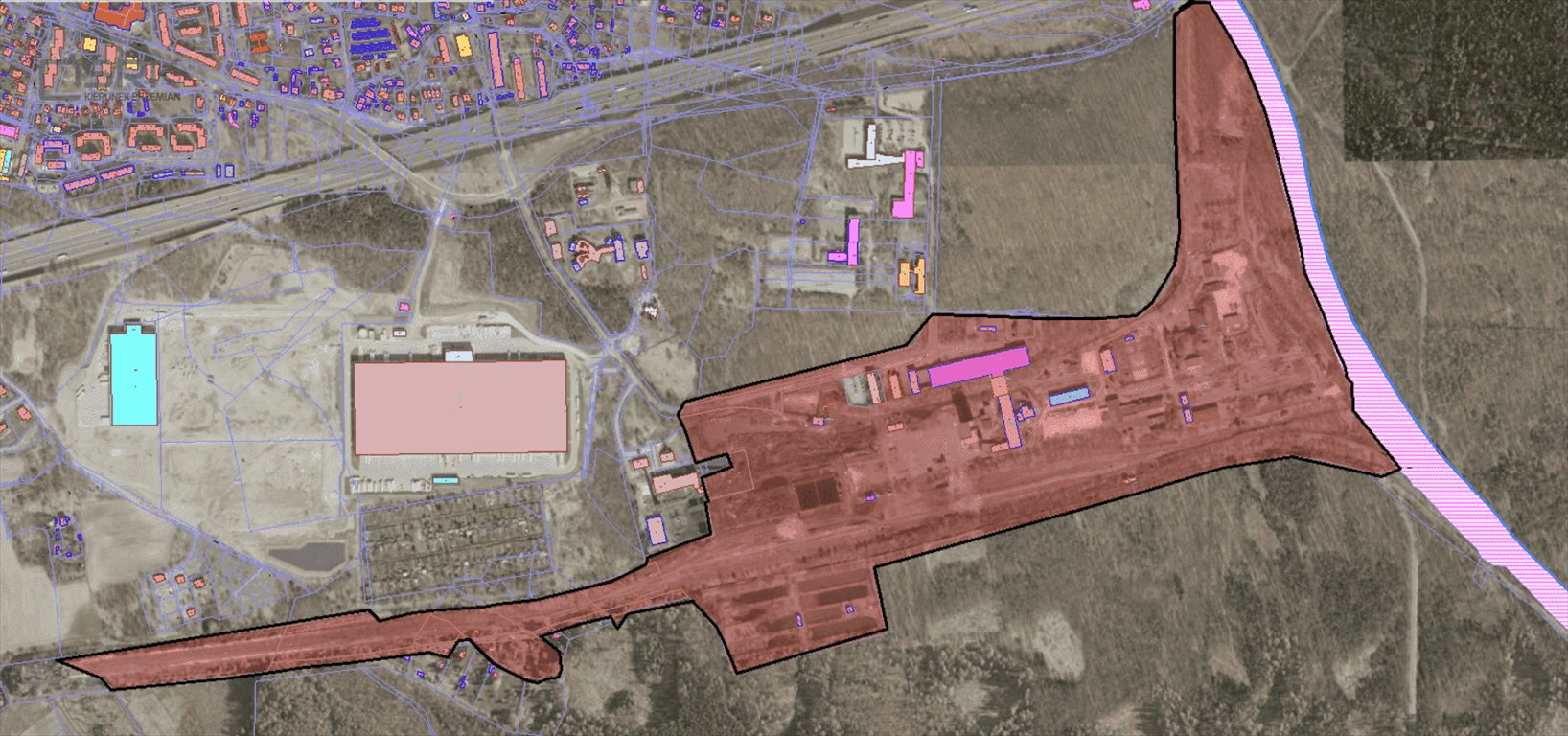 Przemysłowa działka 488 tys. m² z obiektami i infrastrukturą Ruda Śląska, Kochłowice, Kalinowa  488 112m2 Foto 1