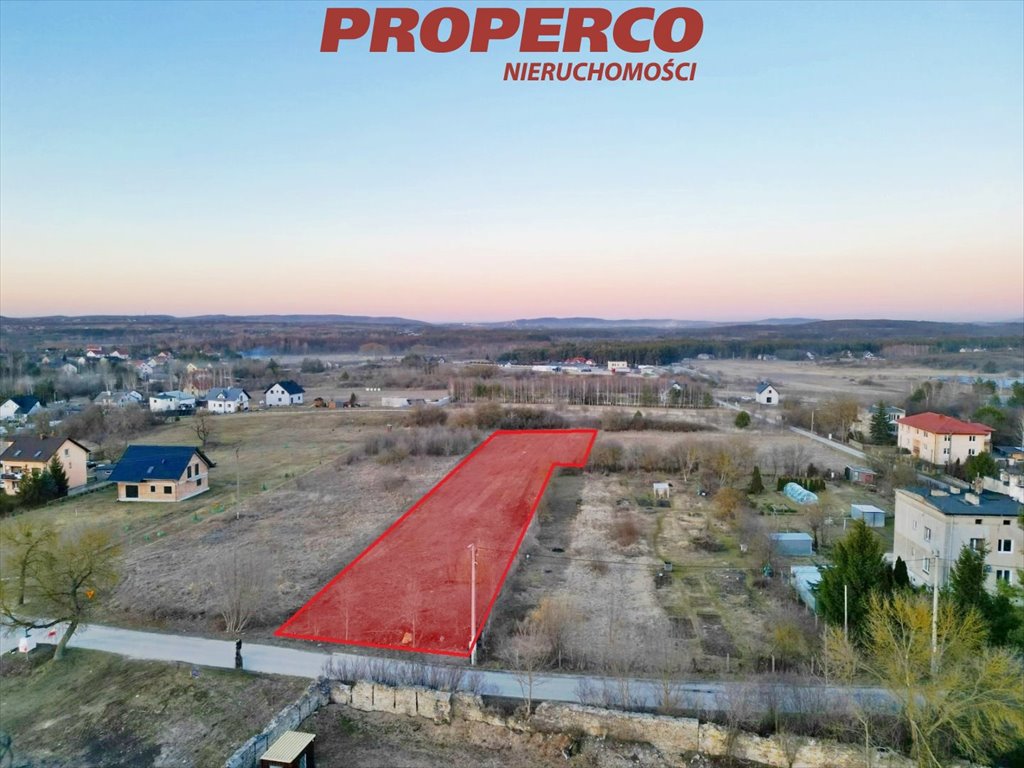 Działka 3435 m² w Siedlcach, media, asfalt, spokojna okolica Chęciny, Siedlce  3 435m2 Foto 1