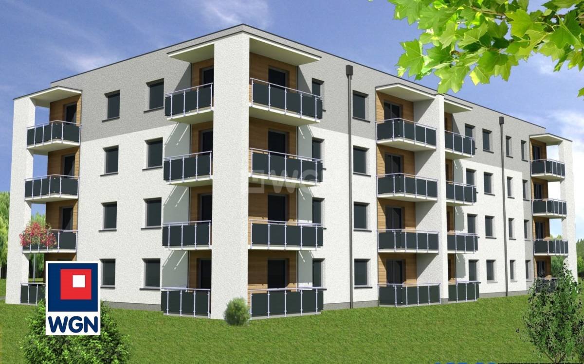 Mieszkanie trzypokojowe na sprzedaż Ostrów Wielkopolski, Wenecja, Grunwaldzka  53m2 Foto 1