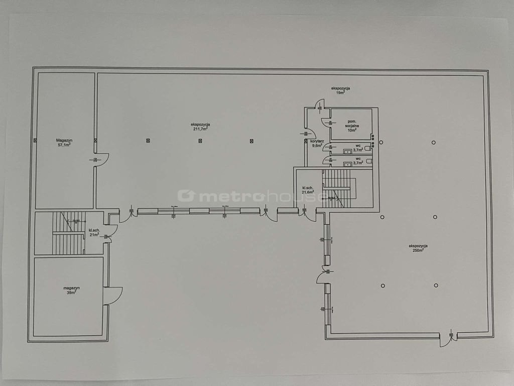 Lokal użytkowy na wynajem Węgrów, Żagana  585m2 Foto 2