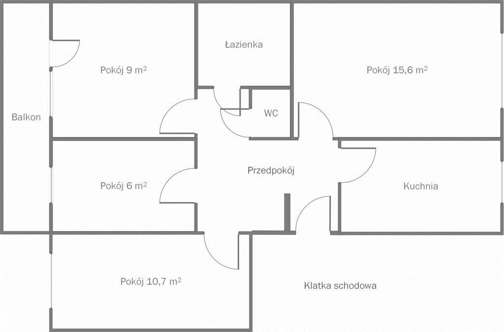 Mieszkanie czteropokojowe na sprzedaż Kraków, Armii Krajowej 57m2 Foto 1 Mieszkanie czteropokojowe na sprzedaż Kraków, Armii Krajowej 57m2 Foto 1