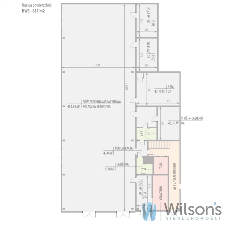 Lokal użytkowy na wynajem Warszawa, Bielany  616m2 Foto 1