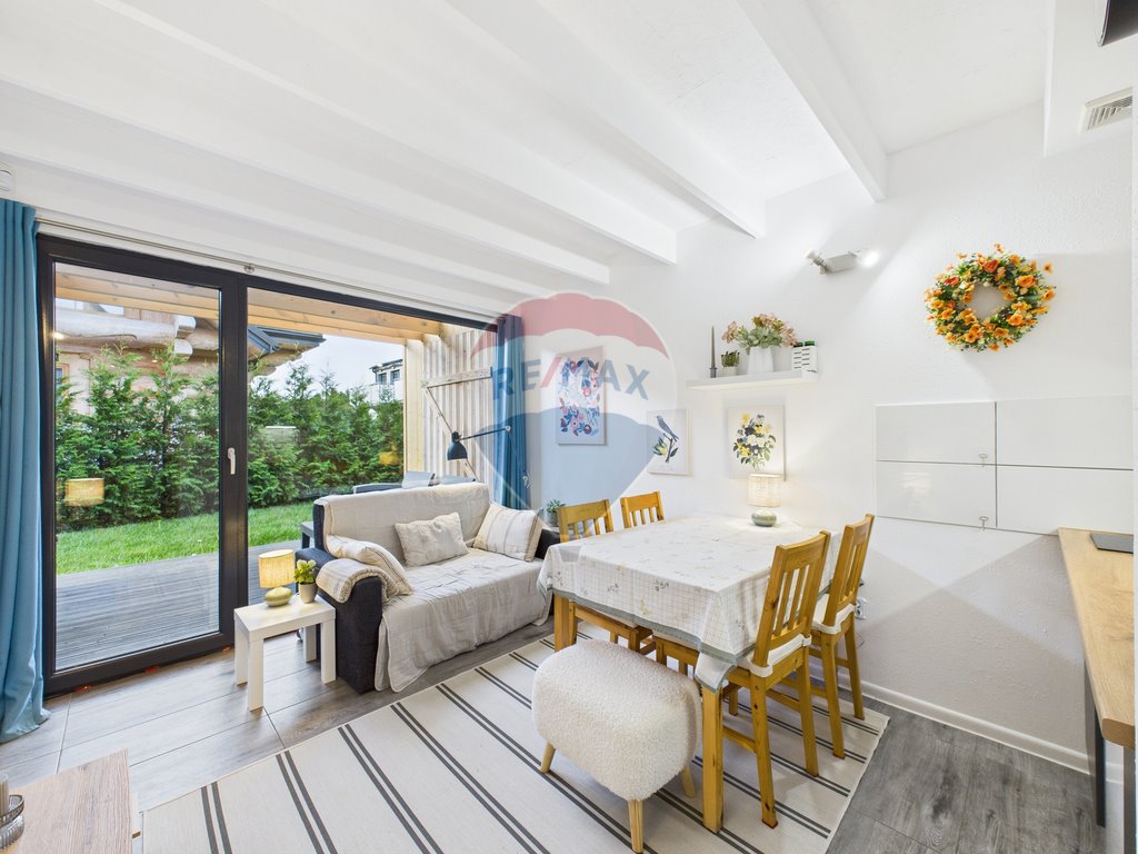 Dom nad morzem w Mielenku, 37,82 m², taras, ogródek Mielenko, Jantarowa  38m2 Foto 1