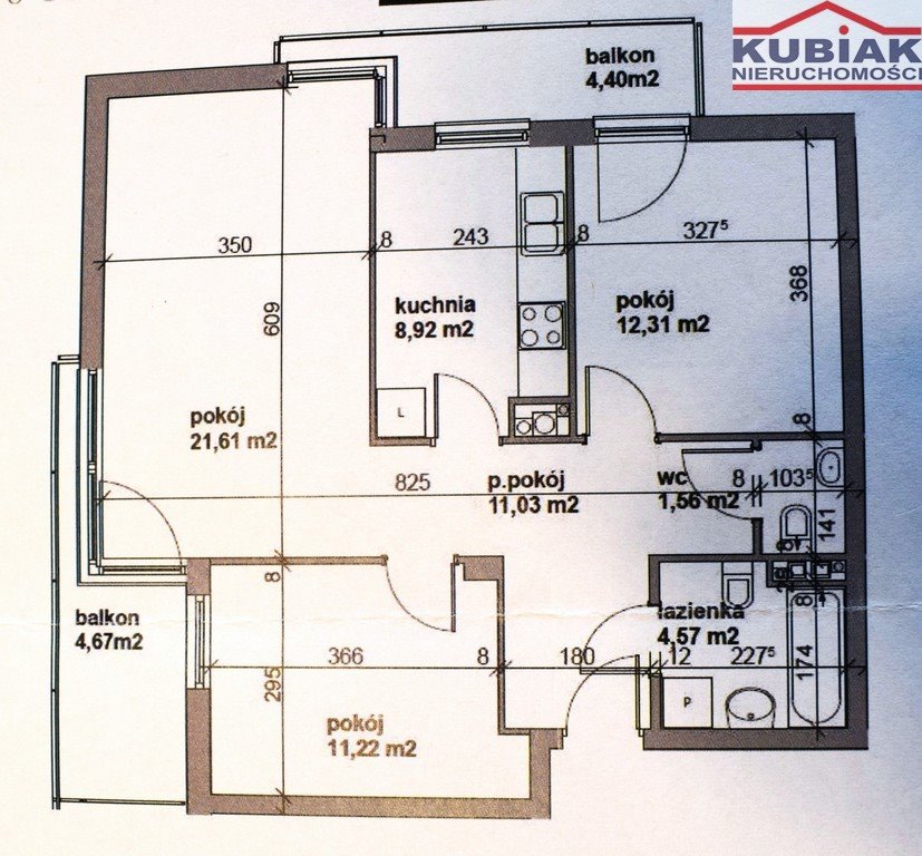 Mieszkanie trzypokojowe na sprzedaż Pruszków, Działkowa  71m2 Foto 6