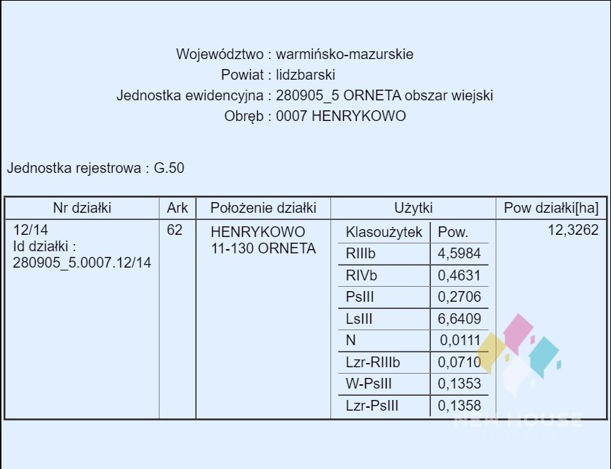 Działka rolna na sprzedaż Henrykowo  123 262m2 Foto 7