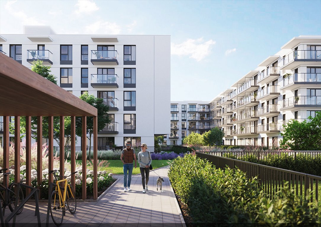 Polecam nowoczesne 35 m² mieszkanie z balkonem w Wrocławiu Wrocław, Fabryczna, Żerniki  35m2 Foto 1