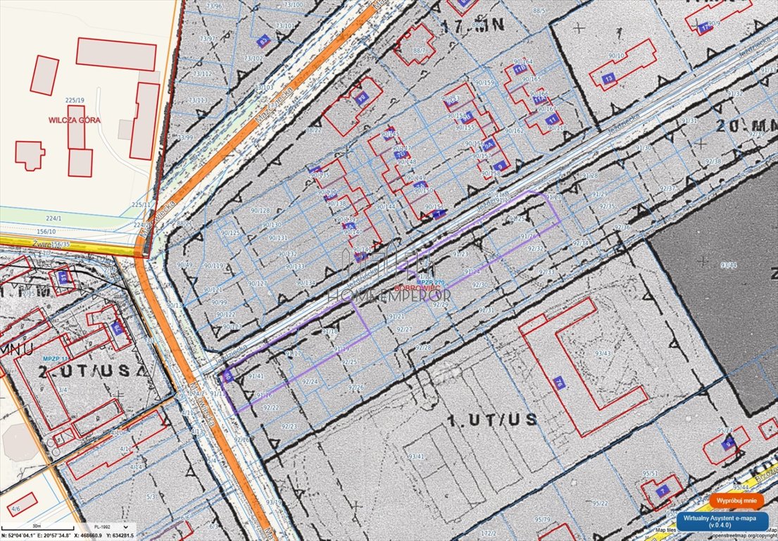 Działka 2639 m² pod zabudowę jednorodzinną, plan MPZP Bobrowiec, Mazowiecka  2 639m2 Foto 1