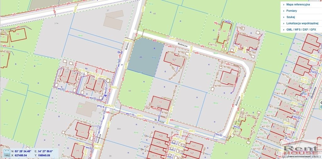 Działka z pozwoleniem na dom, garaż, media, blisko szkoły Mierzyn  824m2 Foto 1