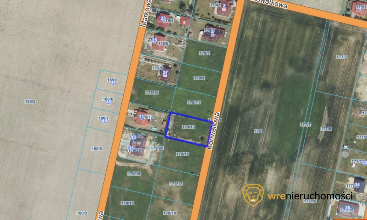 Działka pod bliźniak w Brzezinie, 1156 m², atrakcyjna cena Brzezina, Markowa  1 156m2 Foto 1