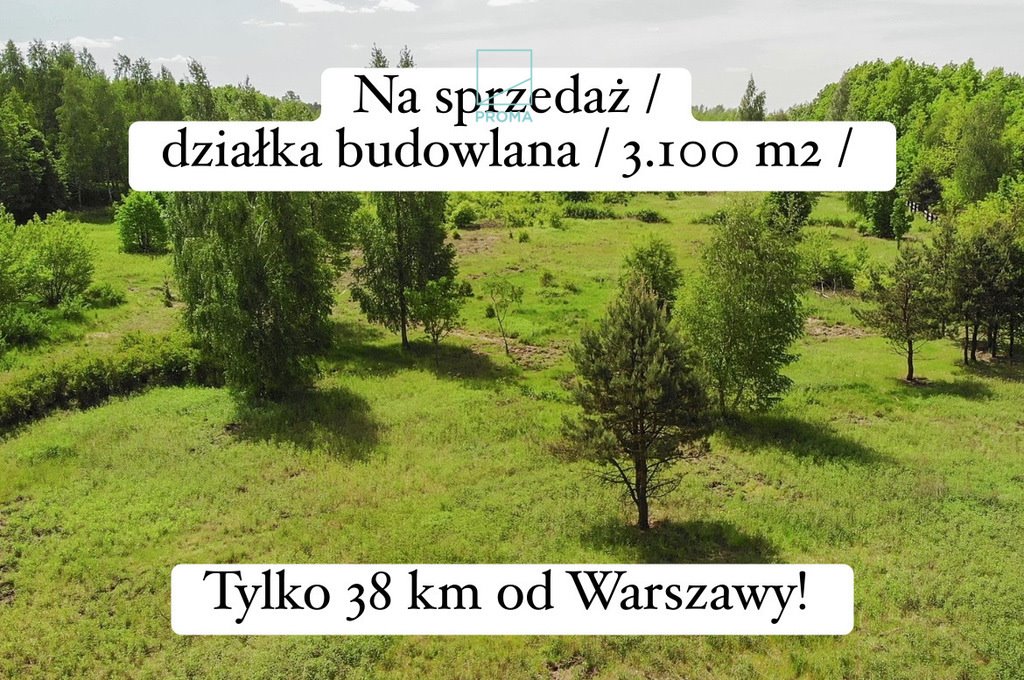 Działka 3100 m² pod zabudowę, las, rzeka, Natura 2000 - polecam! Kołaków, Spadochroniarzy  3 100m2 Foto 1