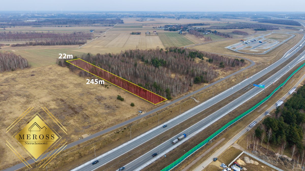 Do sprzedania działka rolna 5390 m² pod inwestycję w Wierzchowisku Wierzchowisko  5 390m2 Foto 1