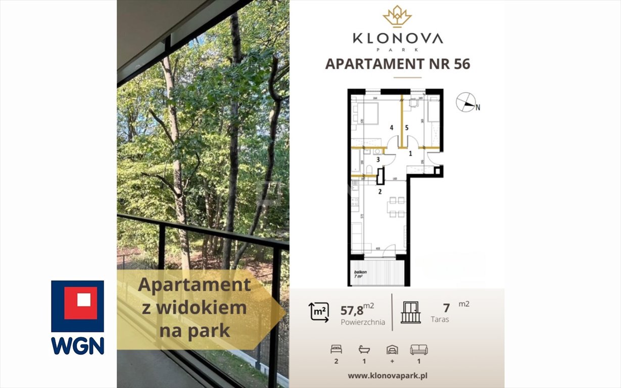 Nowoczesny apartament 3 pok. z tarasem nad jeziorem na Mazurach Olecko, Centrum, Gołdapska  58m2 Foto 1