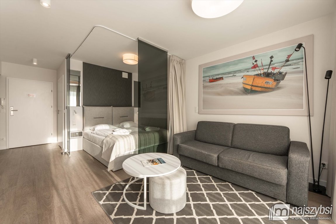 Przytulne 28m² z tarasem, garażem i windą w centrum Kołobrzeg, Kołobrzeg  28m2 Foto 1