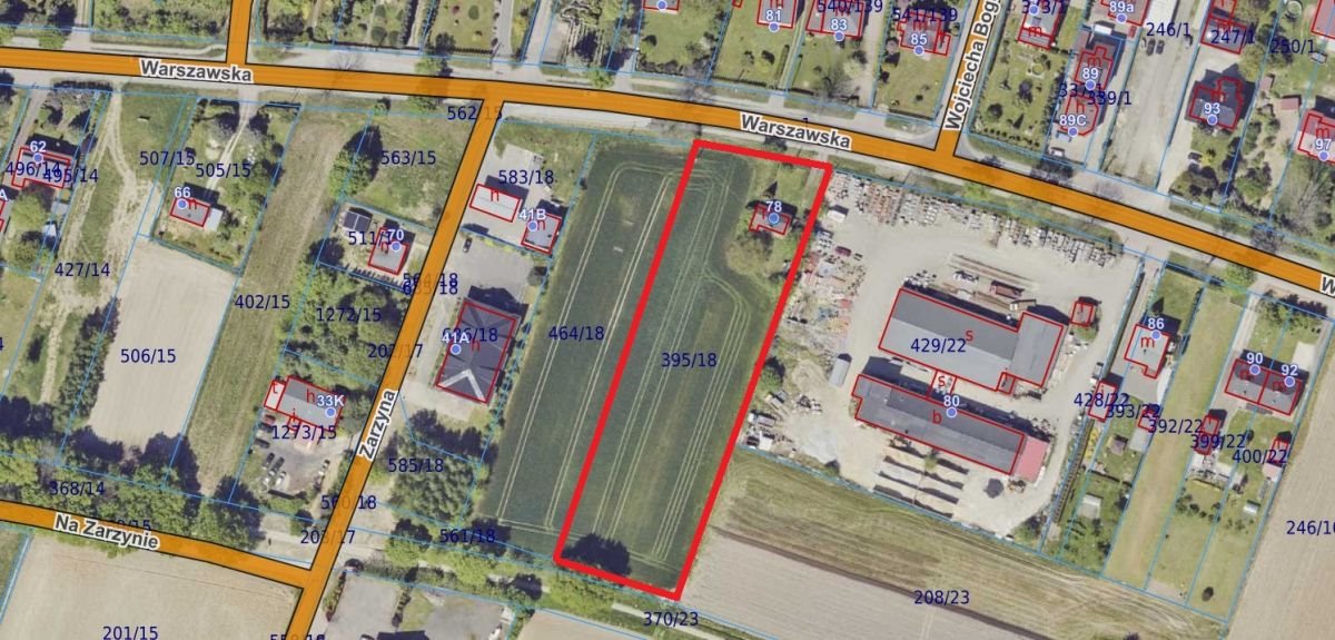 Działka 5106 m² z budynkiem przy DK44 w Bieruniu Bieruń, Ściernie, Warszawska  5 106m2 Foto 1