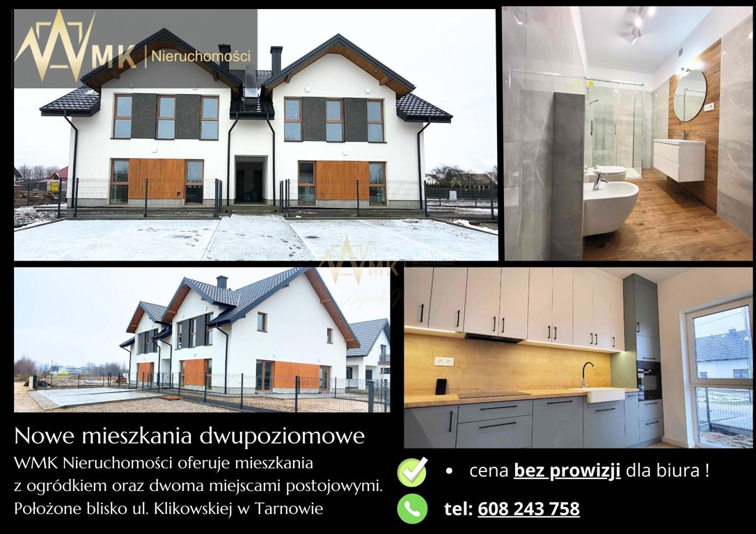 Na sprzedaż przestronne mieszkanie 85 m² z ogrodem w Tarnowie Tarnów  85m2 Foto 1