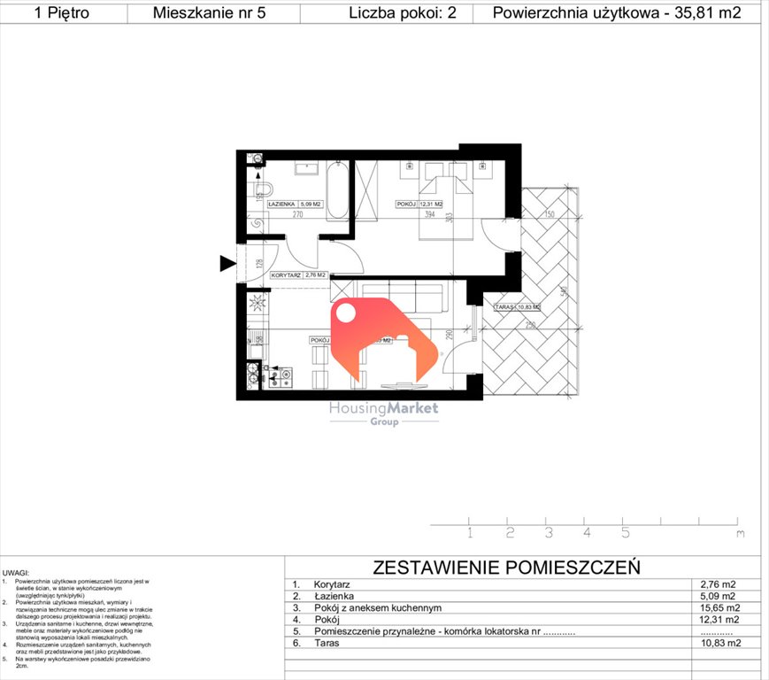 Mieszkanie dwupokojowe na sprzedaż Bydgoszcz, Kapuściska, Filmowa  36m2 Foto 2