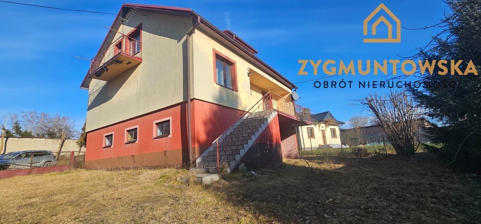 Dom z potencjałem, 176 m², garaż, budynki gospodarcze Sławno, Grążowice  177m2 Foto 1