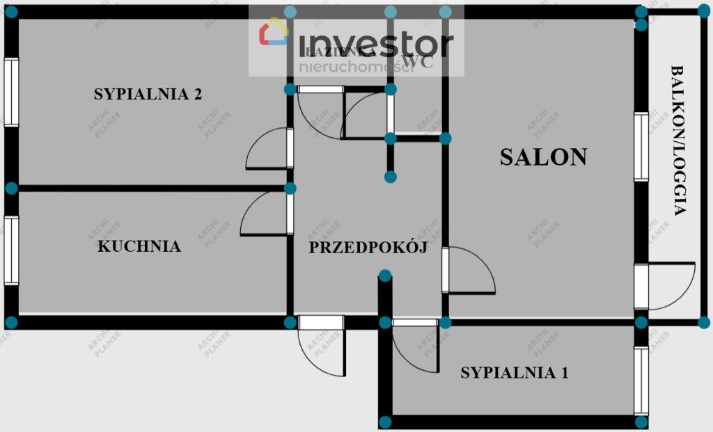 Mieszkanie trzypokojowe na sprzedaż Białystok, Wysoki Stoczek, Scaleniowa  60m2 Foto 1