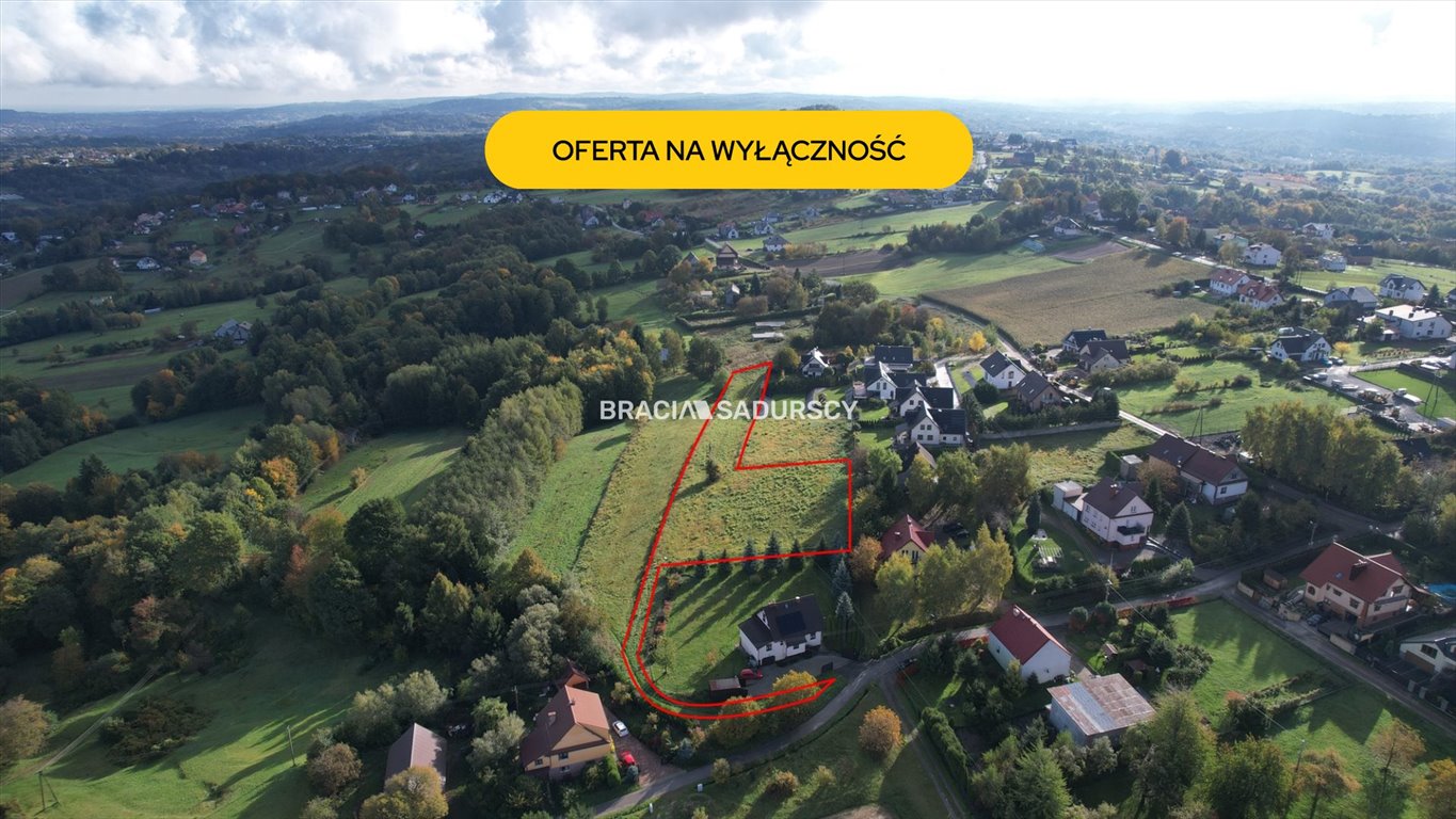 Działka budowlana 40 arów w Chorowicach – blisko Krakowa Chorowice, Leśna  3 958m2 Foto 1