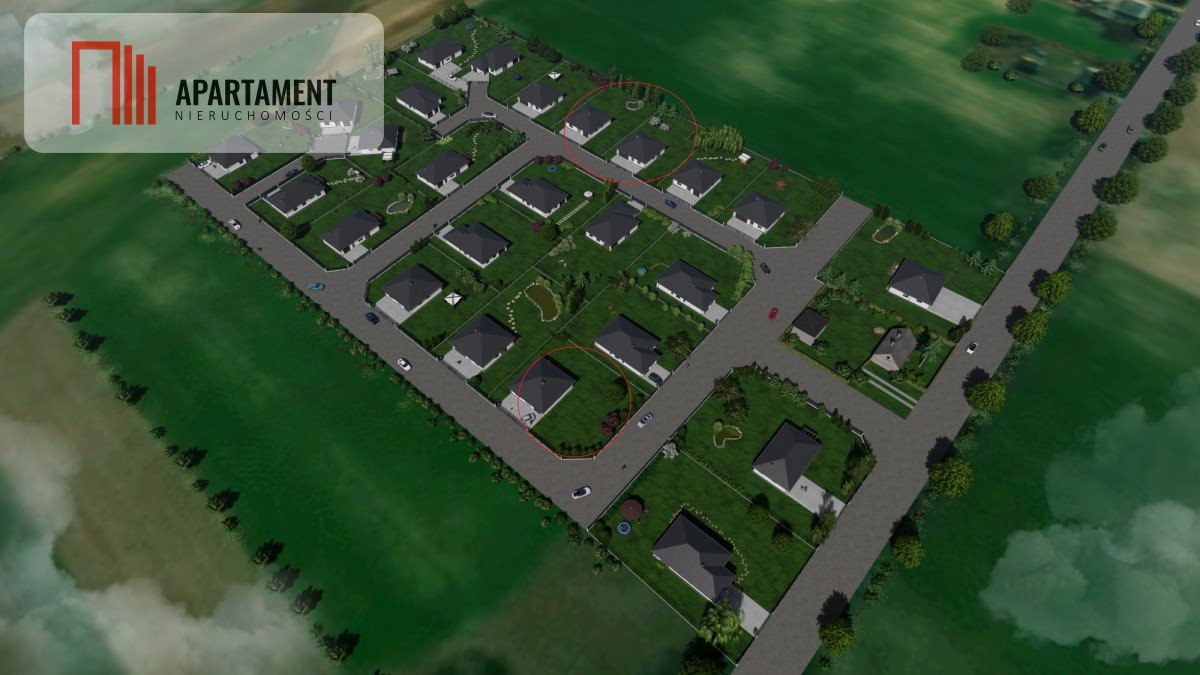 Działka 1073 m² z planem domu i garażem - polecam! Kania  1 073m2 Foto 1