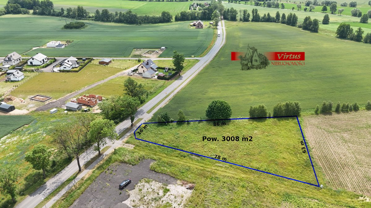 Do sprzedania działka 3008 m² w Sroczyniu z warunkami zabudowy Sroczyn  3 008m2 Foto 1