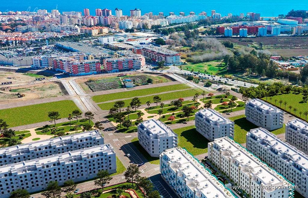 Nowoczesny 3-pokojowy apartament z tarasem w Mijas Costa Hiszpania, Mijas Costa  129m2 Foto 1