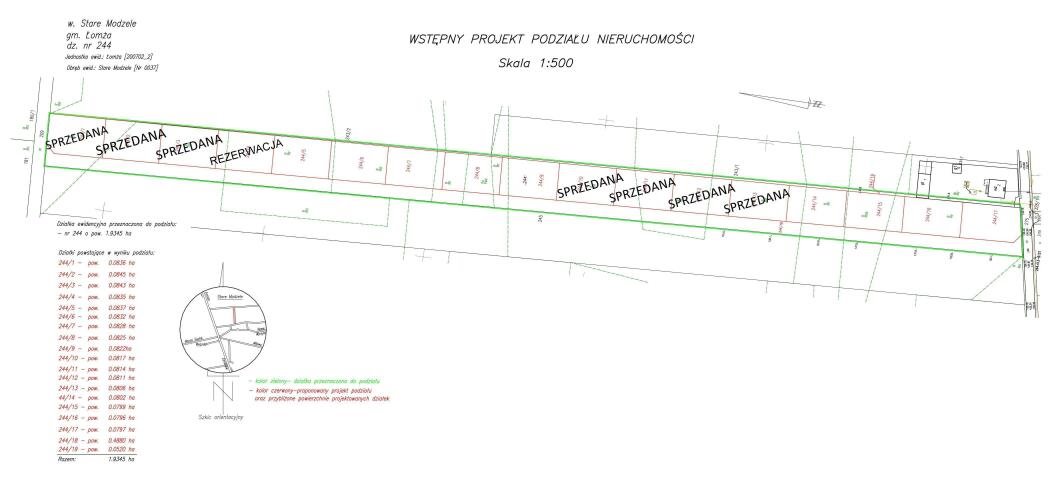 Atrakcyjne działki pod dom w Stare Modzele – ostatnie wolne! Stare Modzele, Wesoła  822m2 Foto 1