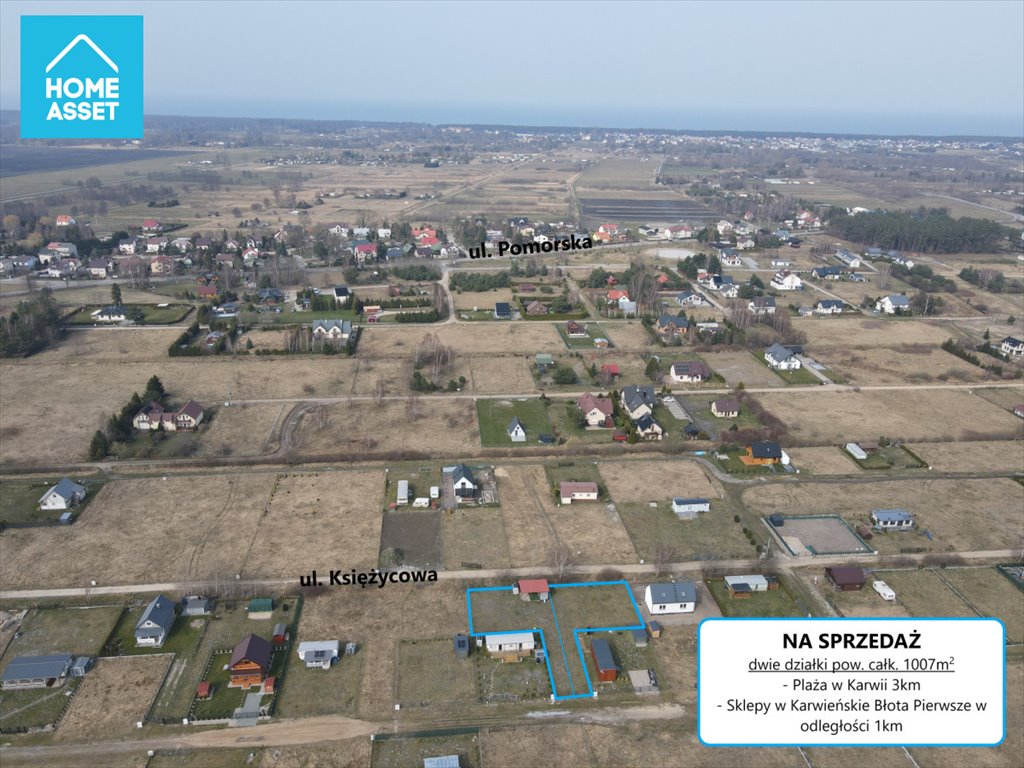 Działka budowlana na sprzedaż Karwieńskie Błoto Pierwsze, Sławoszynko  1 007m2 Foto 2