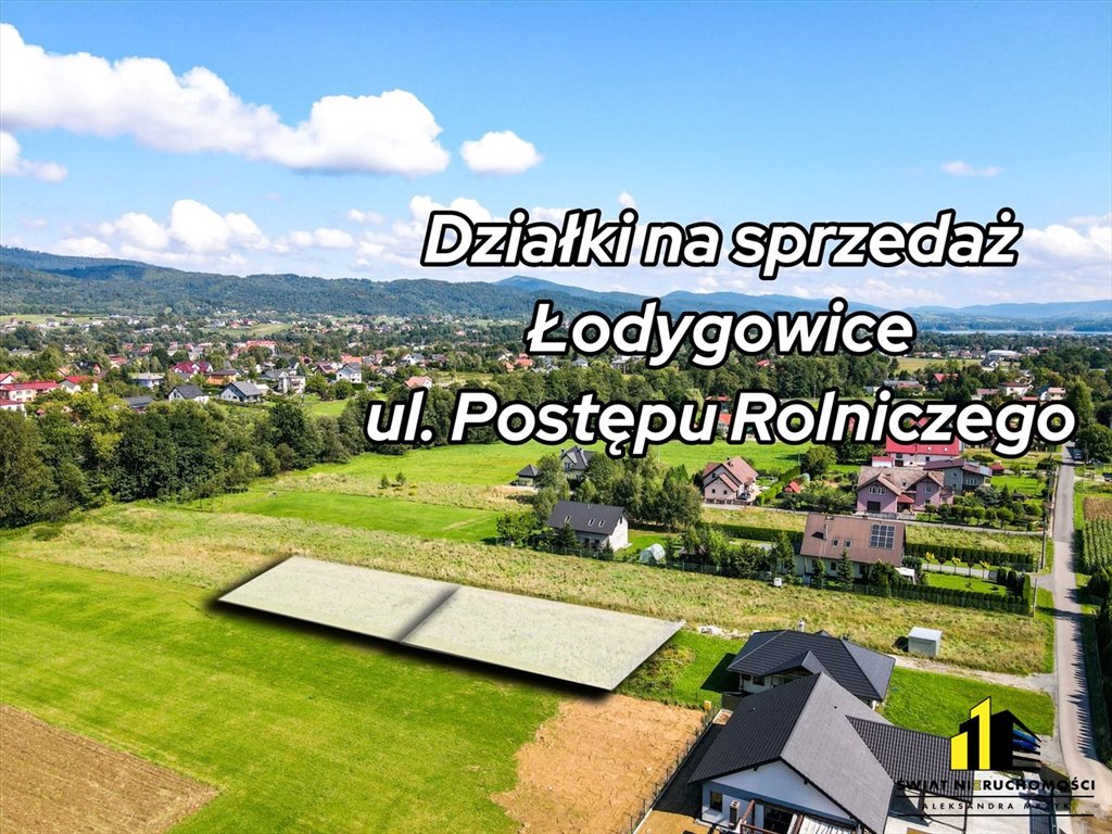 Działka budowlana na sprzedaż Łodygowice  1 000m2 Foto 1