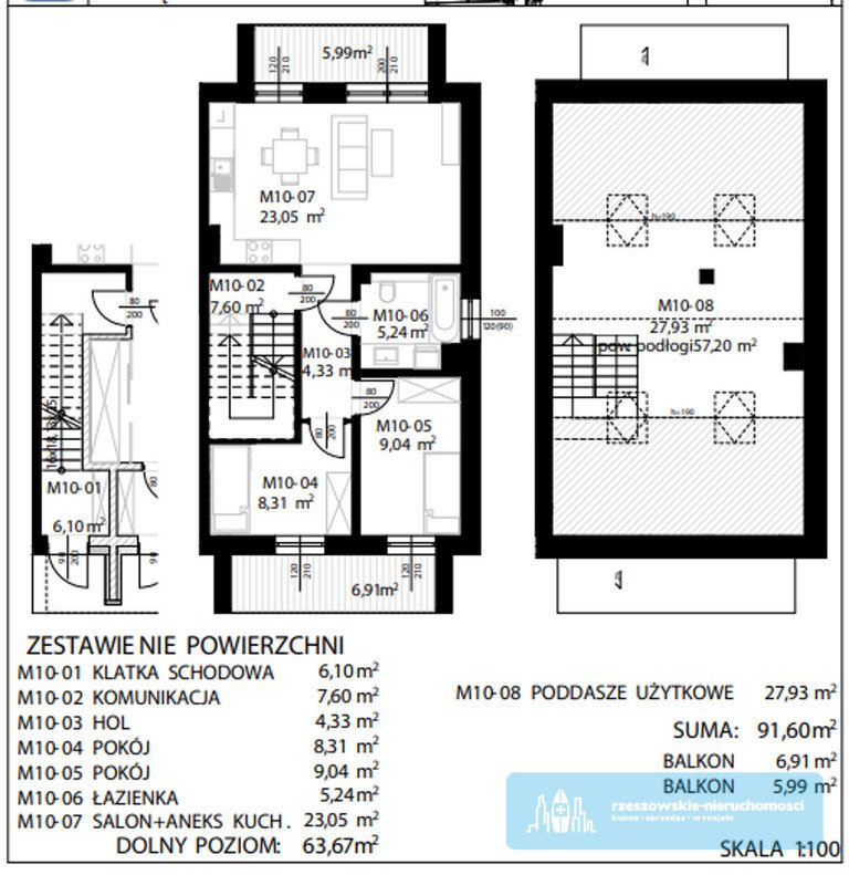 Mieszkanie na sprzedaż Rzeszów, Biała, Budziwojska  121m2 Foto 8