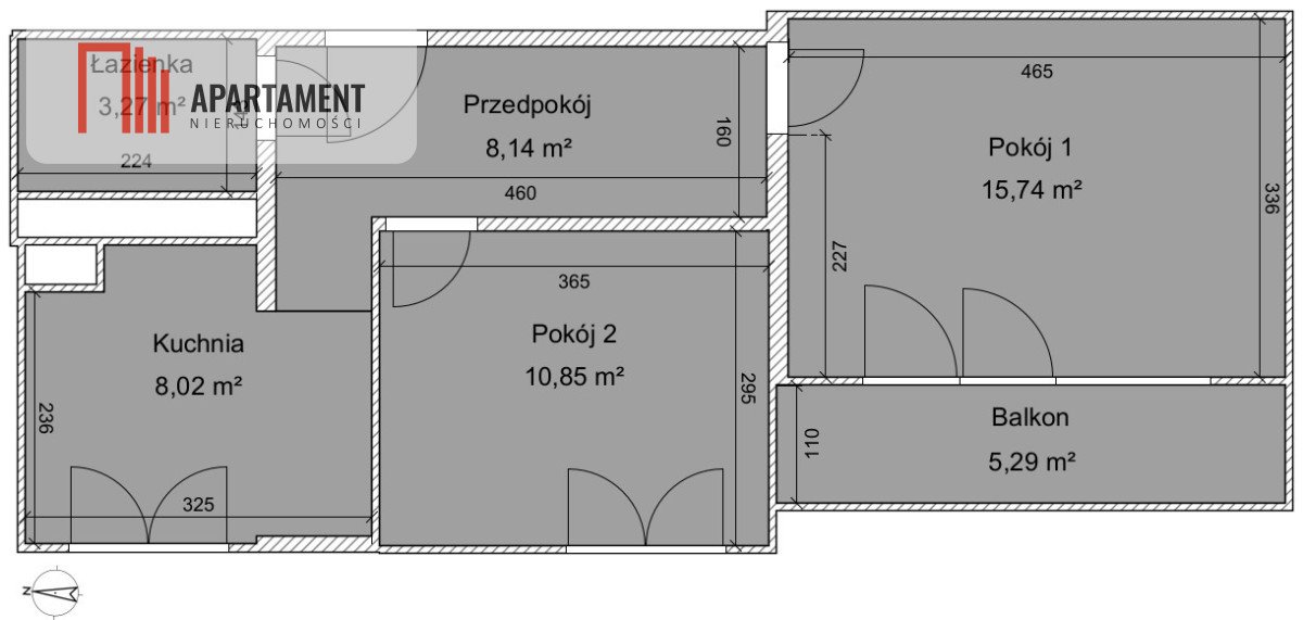 Mieszkanie dwupokojowe na sprzedaż Bydgoszcz, Wyżyny  47m2 Foto 14