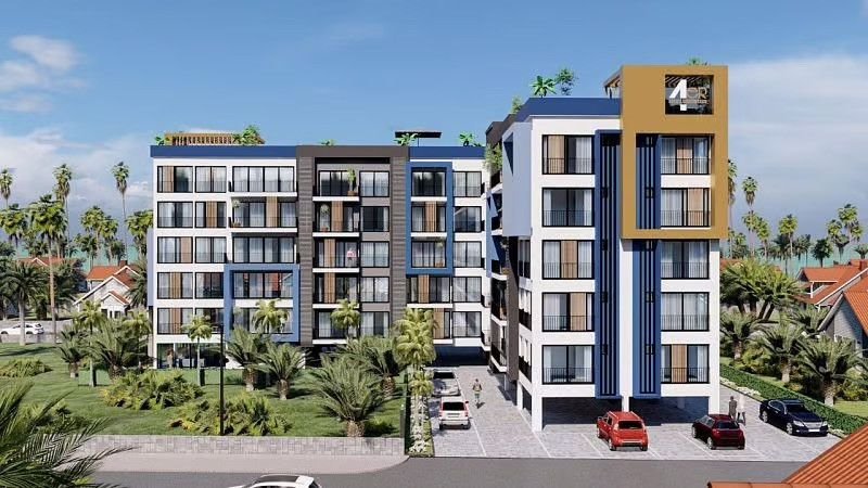 Mieszkanie dwupokojowe na sprzedaż Cypr, Iskele Long Beach, Long Beach  60m2 Foto 1