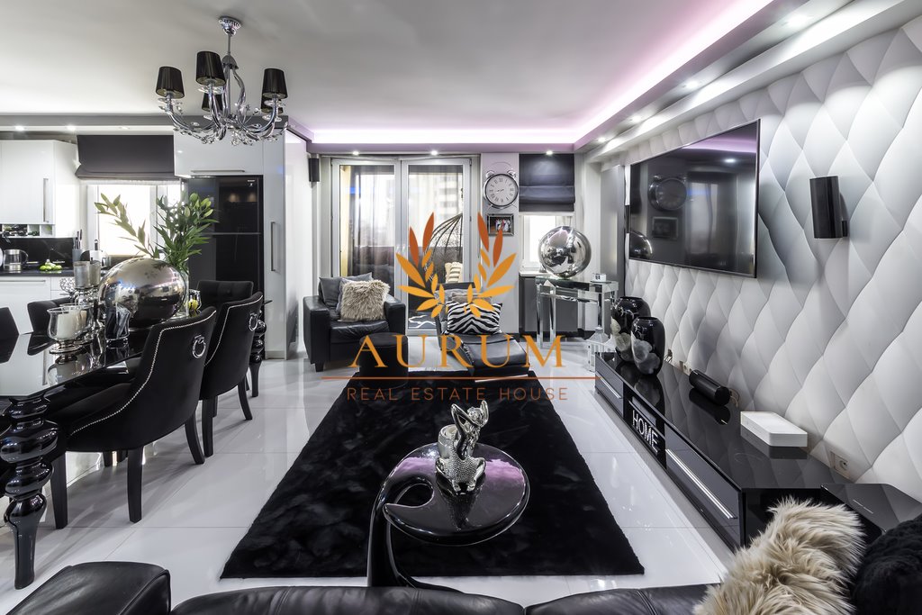 Dwupoziomowe glamour mieszkanie 94 m2 z parkingiem na Targówku Warszawa, Targówek, Tadeusza Korzona  94m2 Foto 1