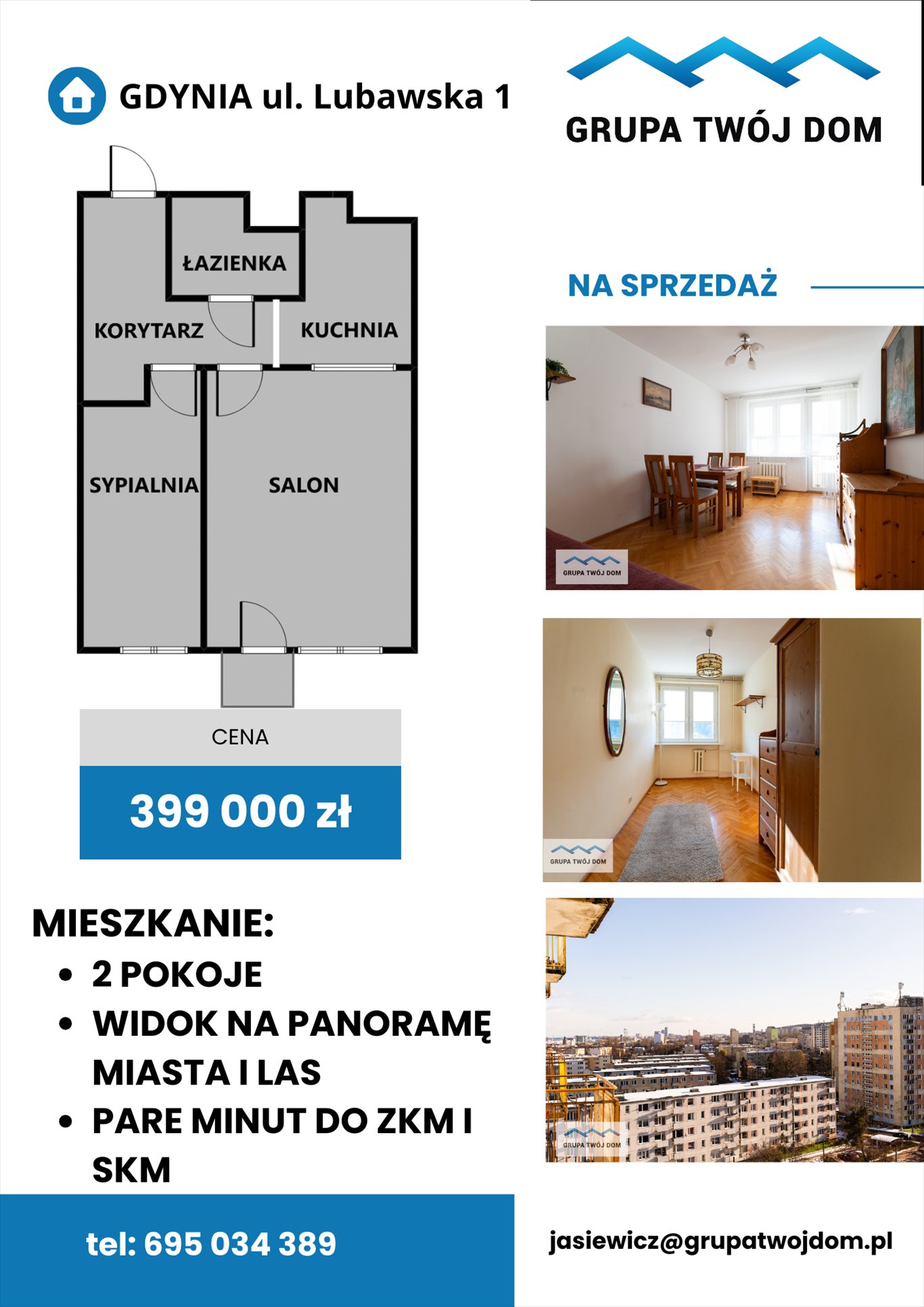 Mieszkanie dwupokojowe na sprzedaż Gdynia, Chylonia, Lubawska 1  38m2 Foto 10