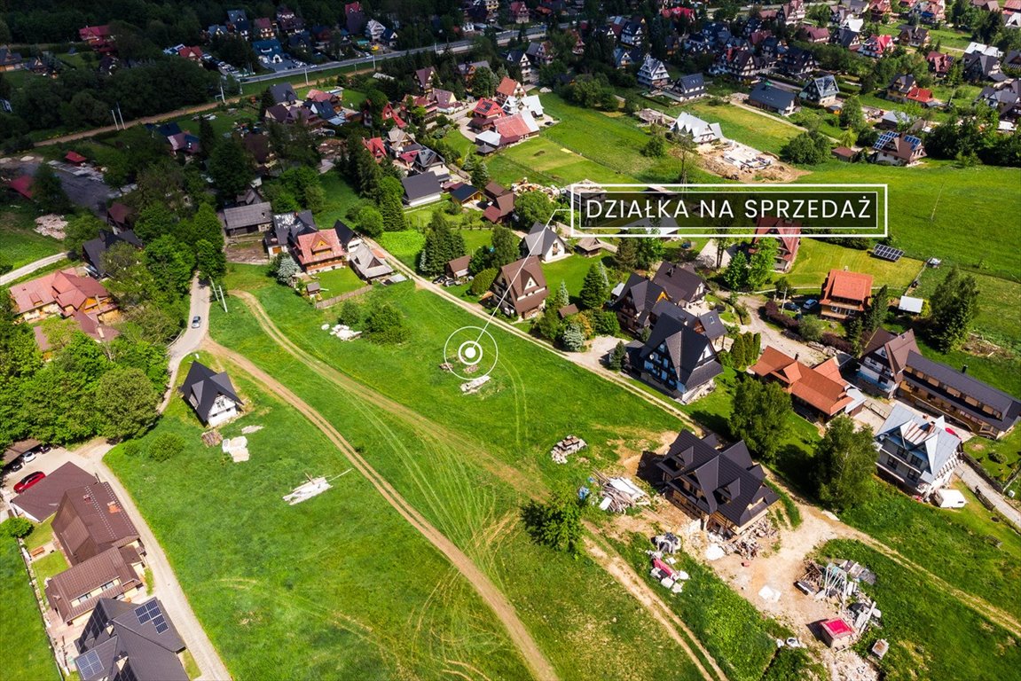 Działka 854 m² pod inwestycję lub dom w Zakopanem - zapraszam Poronin, Kościuszki  854m2 Foto 1