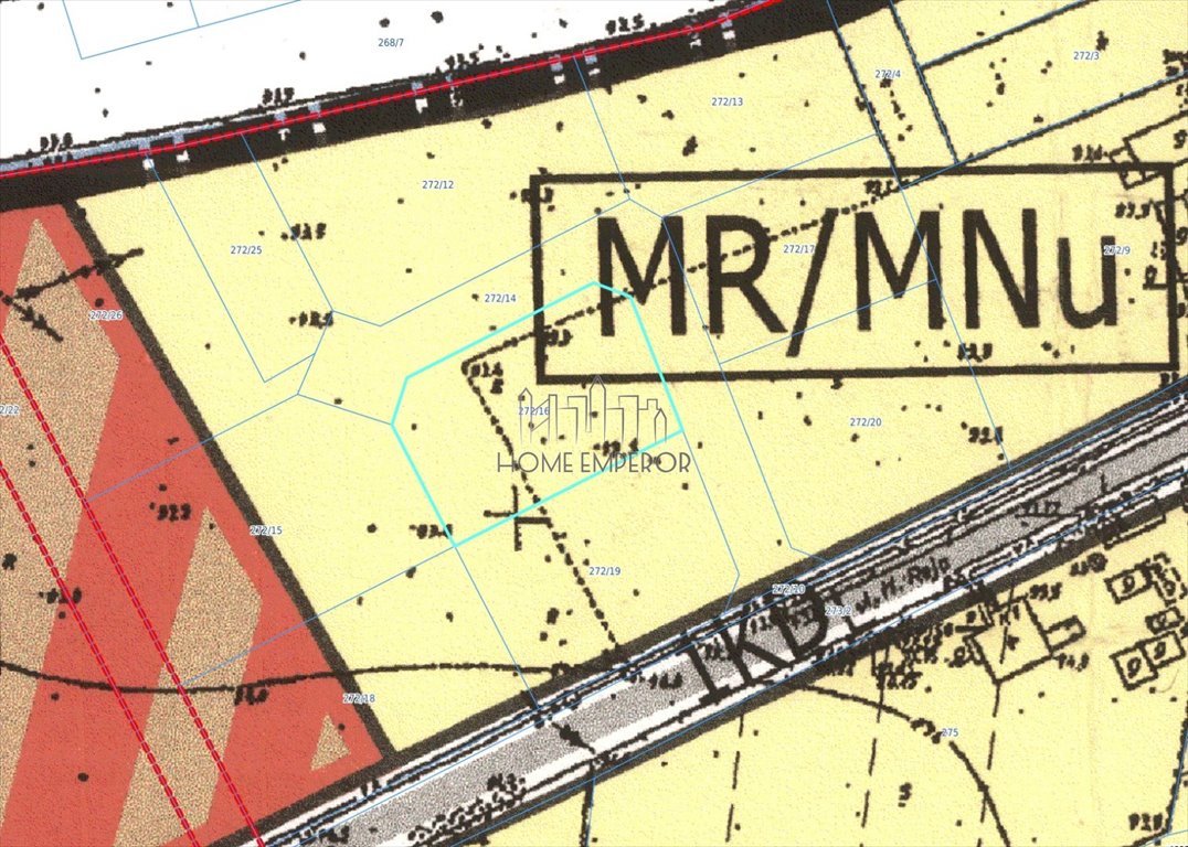 Działka budowlana na sprzedaż Brześce, Mikołaja Reja  1 309m2 Foto 1
