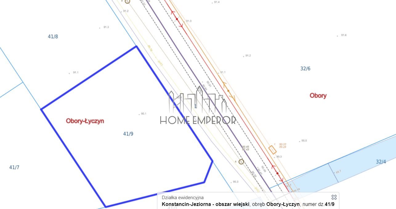 Działka budowlana na sprzedaż Parcela-Obory, Podlaska  1 000m2 Foto 4