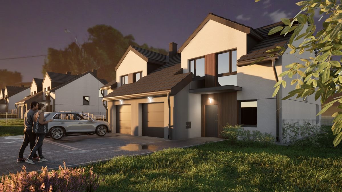 Nowoczesny dom 6 pokoi w Osadzie Kielno z ogrzewaniem podłogowym Kielno, Owocowa  149m2 Foto 1