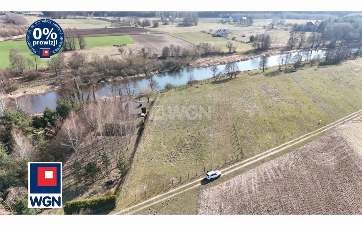 Do sprzedania przestronna działka 3000 m² z linią brzegową nad rzeką Wkrą Joniec  3 000m2 Foto 1