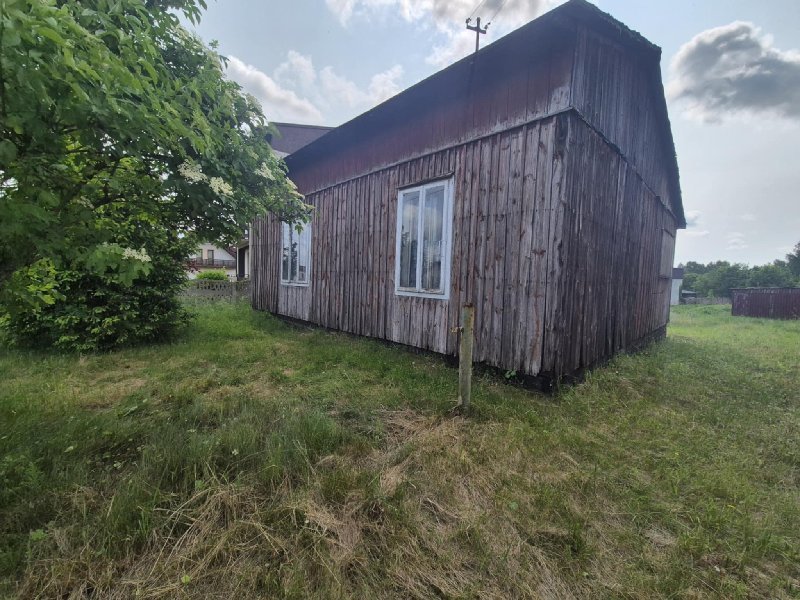 Działka budowlana 1889 m² z domem i mediami w Konopiskach Konopiska, Wygoda  1 889m2 Foto 1