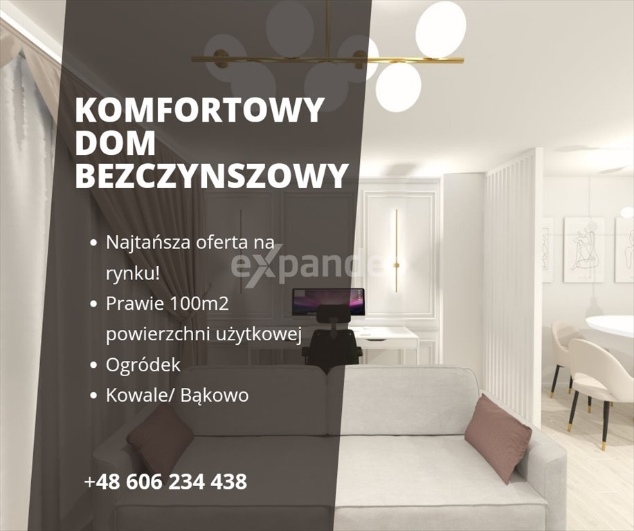 Mieszkanie czteropokojowe  na sprzedaż Bąkowo  96m2 Foto 1