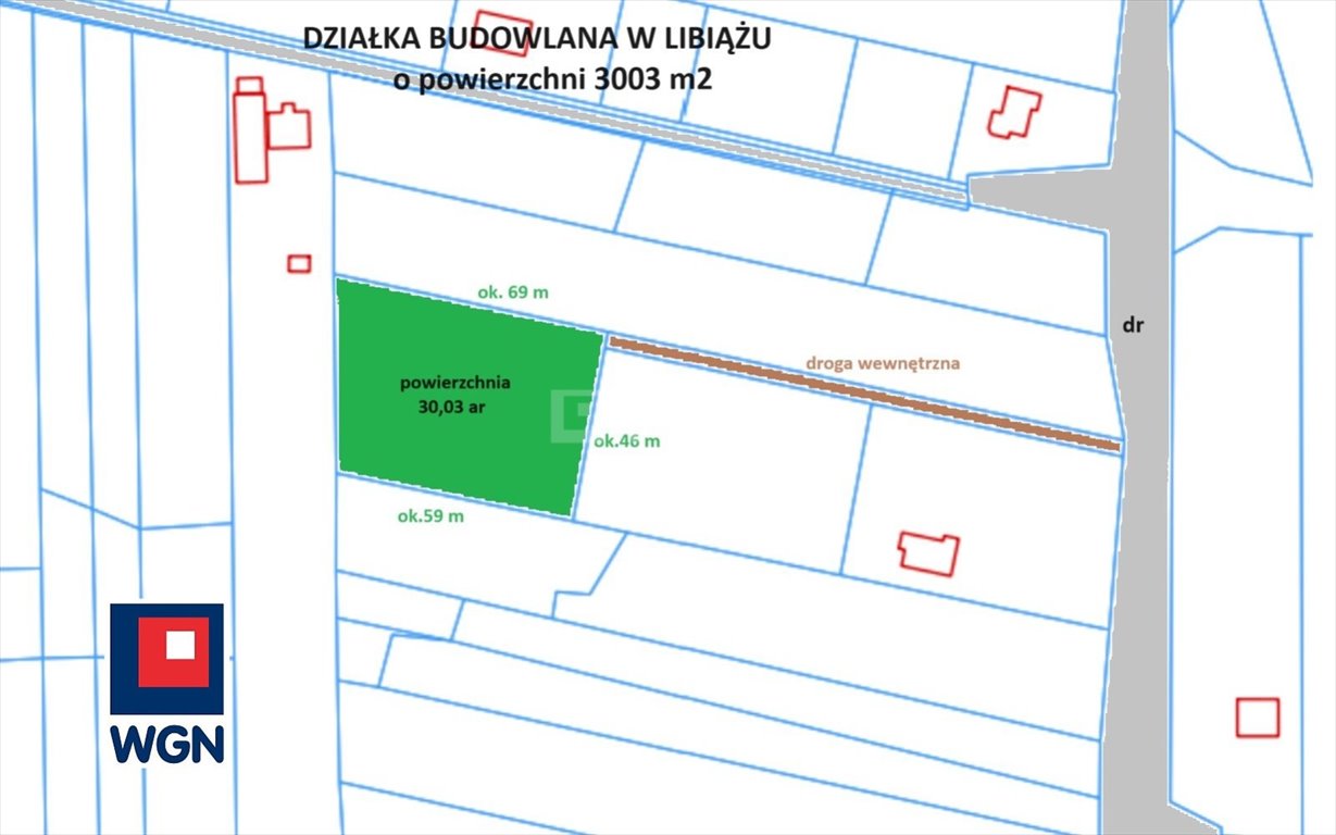 Działka budowlana na sprzedaż Libiąż, Kosówki, Wolności  3 003m2 Foto 2